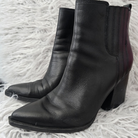 Marc Fisher Black Ankle Boots - Picture 2 of 14
